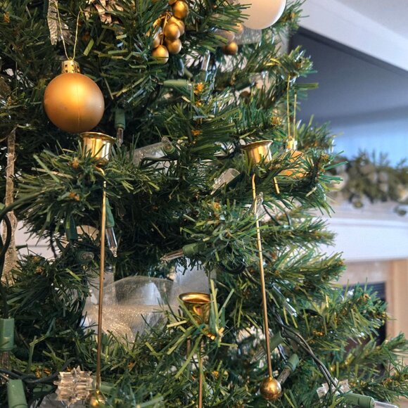 12 Vintage Pendulum Weighted Tree Branch Candle Holders - Picture 2 of 3